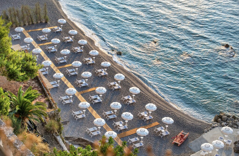 Hotellets egna strand